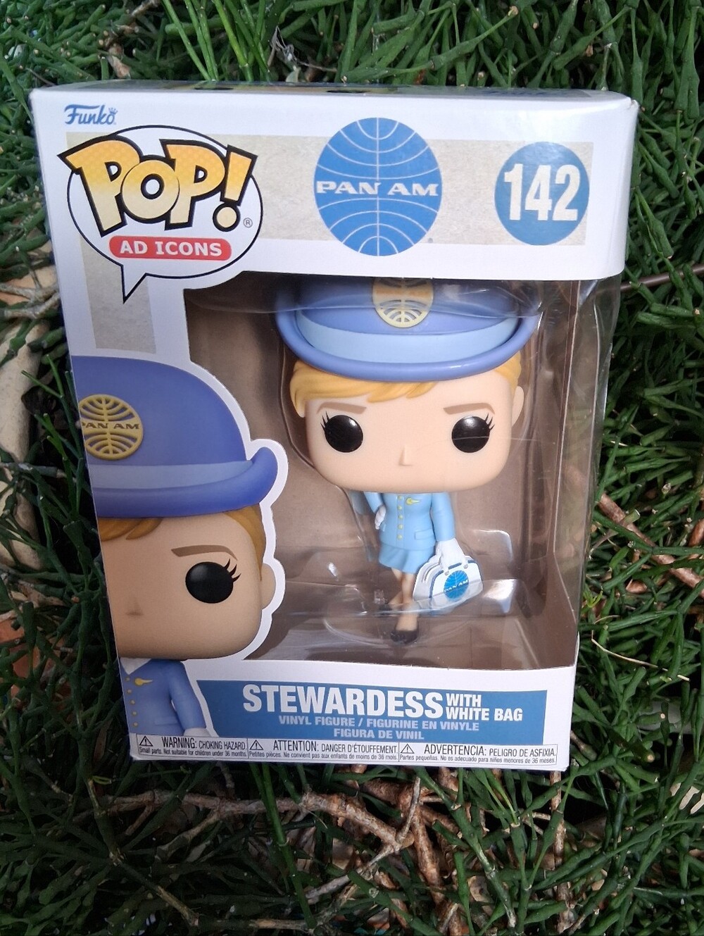 Funko Pop! Stewardess Pan Am #142 NIB Ad Icons Air Travel
